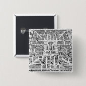 Badge Carré 5 Cm Douze tribus de l'Israël (Devant & derrière)