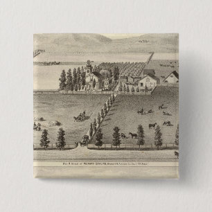 Badge Carré 5 Cm Dowling, résidence de Marston