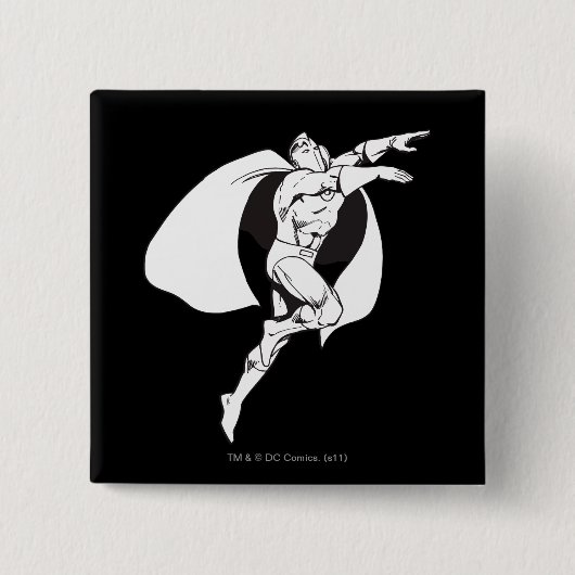 Badge Carré 5 Cm Dr. Fate Soaring Outline (Devant)
