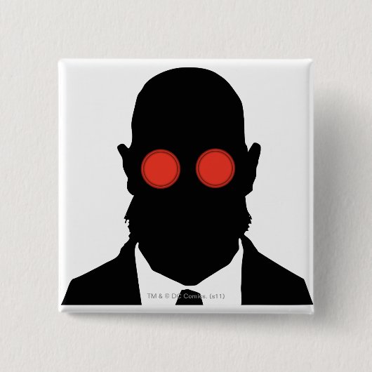 Badge Carré 5 Cm Dr Hugo Strange Silo (Devant)