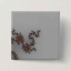 Badge Carré 5 Cm Dragonthing - Fractal