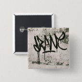 Badge Carré 5 Cm Drane (Devant & derrière)