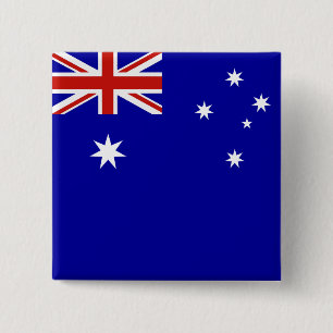 Badge Carré 5 Cm Drapeau australien