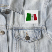 Badge Carré 5 Cm Drapeau d'Alamo (En situation)