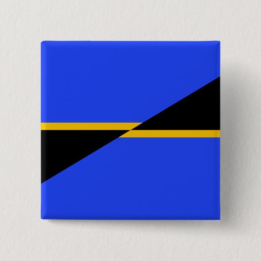 Badge Carré 5 Cm Drapeau de Folsom, Californie (Devant)