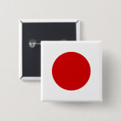Badge Carré 5 Cm Drapeau de haute qualité du Japon (Devant & derrière)