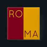 Badge Carré 5 Cm Drapeau de la ville de Rome, Italie<br><div class="desc">Armoiries - sans couronne - de la ville de Rome,  Italie. Attribution de l'image : Par Ssolbergj - Own work,  CC BY-SA 3.0,  https://commons.wikimedia.org/w/index.php?curid=33201691.</div>