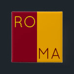 Badge Carré 5 Cm Drapeau de la ville de Rome, Italie<br><div class="desc">Armoiries - sans couronne - de la ville de Rome,  Italie. Attribution de l'image : Par Ssolbergj - Own work,  CC BY-SA 3.0,  https://commons.wikimedia.org/w/index.php?curid=33201691.</div>
