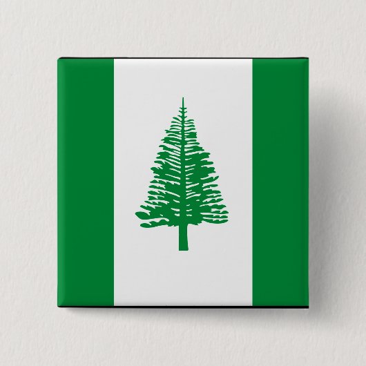 Badge Carré 5 Cm Drapeau de l'Île Norfolk (Devant)