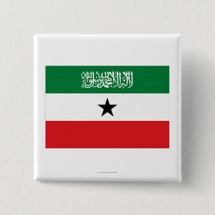 Badge Carré 5 Cm Drapeau de Somaliland