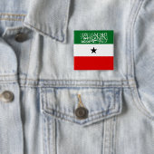 Badge Carré 5 Cm Drapeau du Somaliland (En situation)