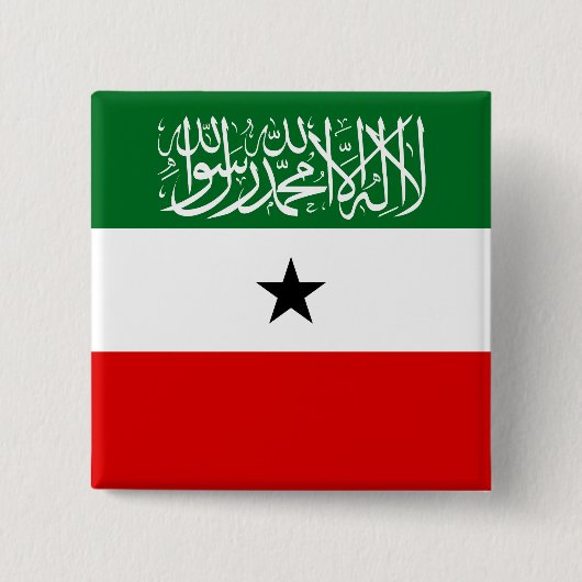 Badge Carré 5 Cm Drapeau du Somaliland (Devant)