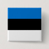 Badge Carré 5 Cm Drapeau estonien (Devant)