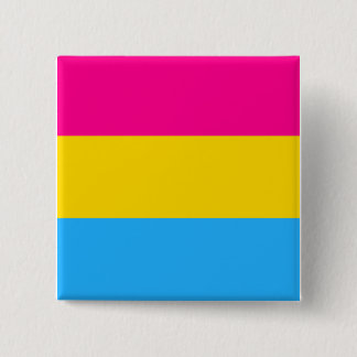 BADGE CARRÉ 5 CM "DRAPEAU PANSEXUAL DE FIERTÉ "