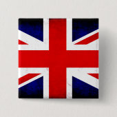 Badge Carré 5 Cm Drapeau Union Jack britannique (Devant)