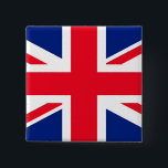 Badge Carré 5 Cm Drapeau Union Jack du Royaume-Uni<br><div class="desc">Drapeau Union Jack du Royaume-Uni</div>