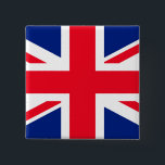 Badge Carré 5 Cm Drapeau Union Jack du Royaume-Uni<br><div class="desc">Drapeau Union Jack du Royaume-Uni</div>