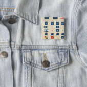 Badge Carré 5 Cm Drapeaux, insignes, etc. (En situation)