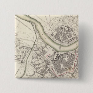 Badge Carré 5 Cm Dresde