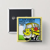 Badge Carré 5 Cm Driver (Devant & derrière)