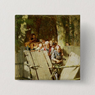 Badge Carré 5 Cm Droit de passage