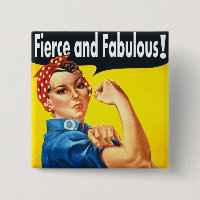Droits des femmes Rosie Le Riveter Fierce et Fabri