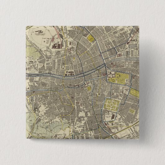 Badge Carré 5 Cm Dublin 2 (Devant)