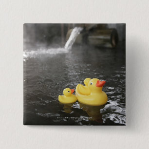 Badge Carré 5 Cm Duckies en caoutchouc japonais