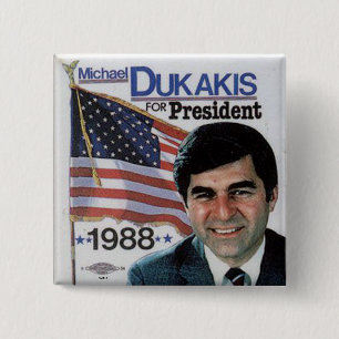 Badge Carré 5 Cm Dukakis - bouton