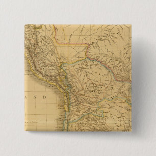 Badge Carré 5 Cm EaSt.Amérique du Sud