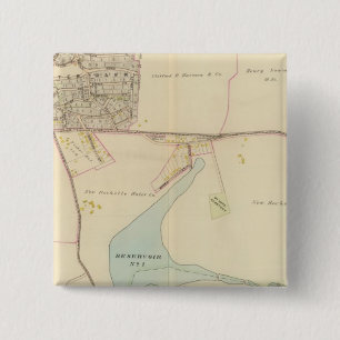 Badge Carré 5 Cm East Chester, New York