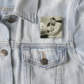 Badge Carré 5 Cm Eau potable d'homme (En situation)