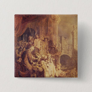 Badge Carré 5 Cm Ecce homo, 1634