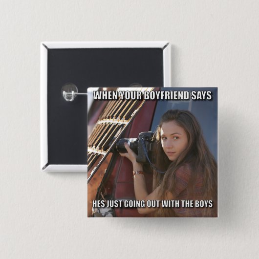 Badge Carré 5 Cm Échantillon (Devant & derrière)