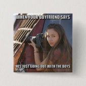 Badge Carré 5 Cm Échantillon (Devant)