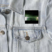 Badge Carré 5 Cm Éclair. (En situation)