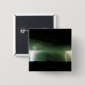 Badge Carré 5 Cm Éclair. (Devant & derrière)