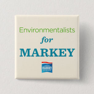 BADGE CARRÉ 5 CM ÉCOLOGISTES POUR MARKEY