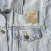Badge Carré 5 Cm Ecosse composite (En situation)