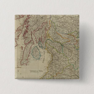 Badge Carré 5 Cm Écosse Sud