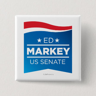 Badge Carré 5 Cm Ed Markey pour le bouton de sénateur