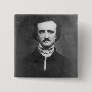 Badge Carré 5 Cm Edgar Allan Poe-1848