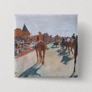 Badge Carré 5 Cm Edgar Degas - Le Défilé