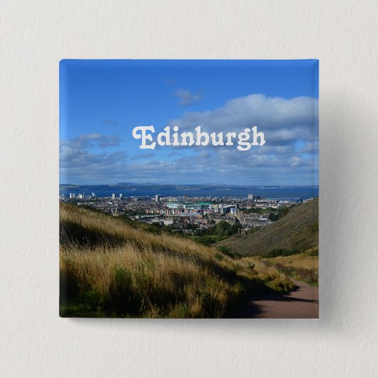 Badge Carré 5 Cm Edimbourg (Devant)