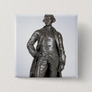 Badge Carré 5 Cm Edmund Burke (1729-97) 1865 (bronze)