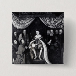 Badge Carré 5 Cm Edouard VI