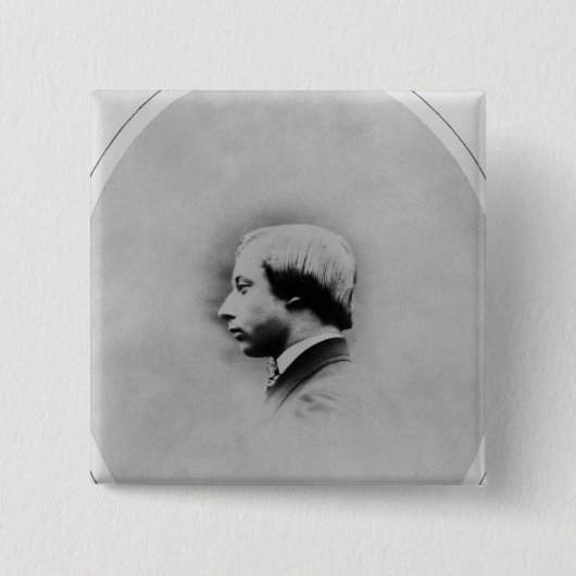 Badge Carré 5 Cm Edouard VII, 1860 (Devant)