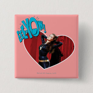 Badge Carré 5 Cm EEE-YOW ! Catwoman