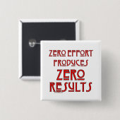 Badge Carré 5 Cm Effort nul… (Devant & derrière)