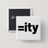 Badge Carré 5 Cm Égalité (Devant & derrière)